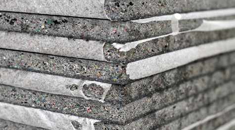 EKOply recycled plastic sheet, a plywood alternative, at Reeves of Wem