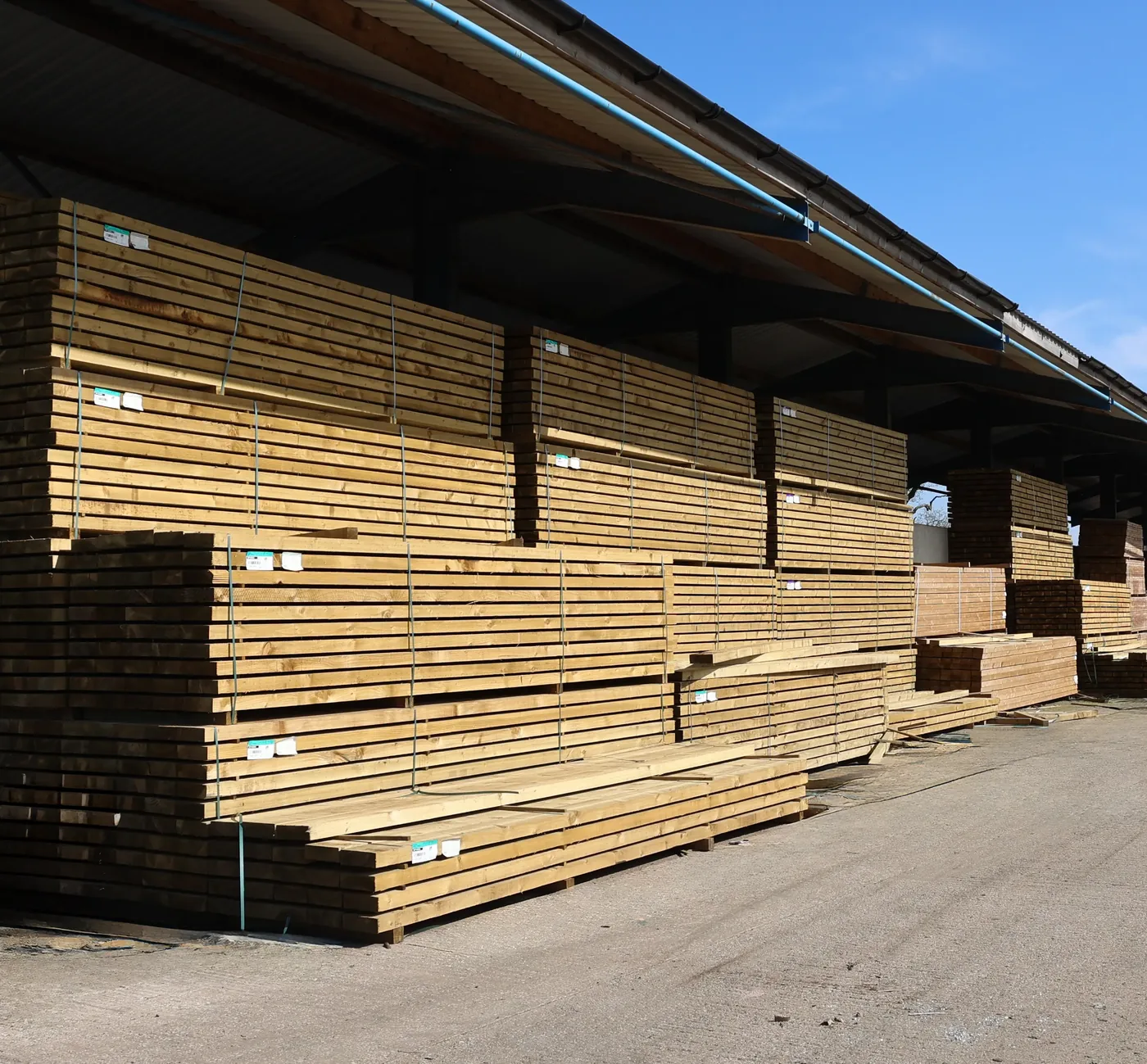 Construction timber and sheet materials at Reeves of Wem, Shropshire