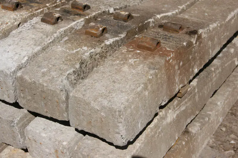 Concrete Sleepers in stock at Reeves of Wem, Shropshire
