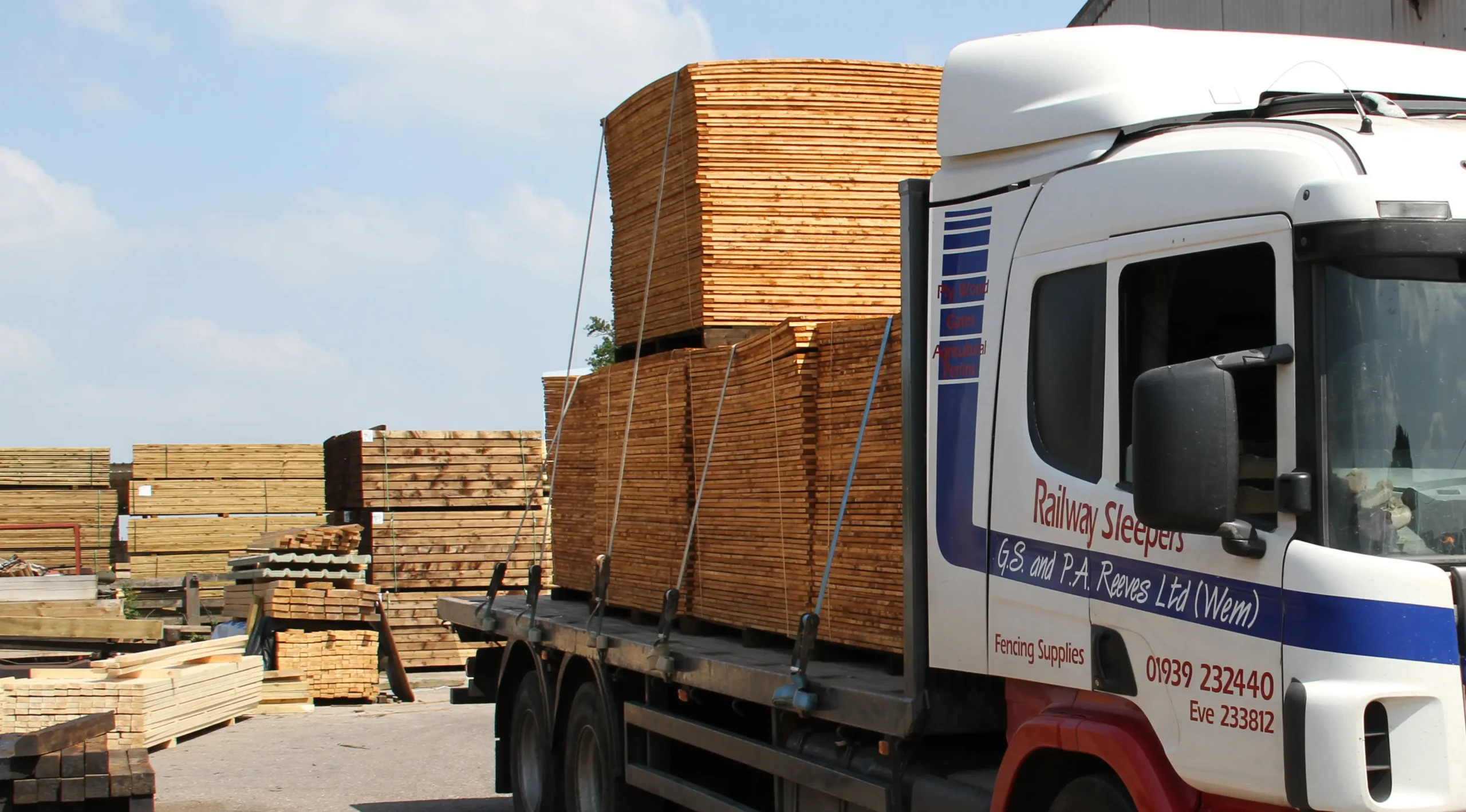 Fence posts, stakes, panels and gates at Reeves of Wem, Shropshire