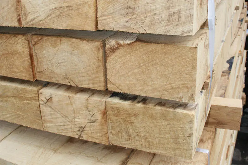 New Oak Railway Sleeper in stock at Reeves of Wem, Shropshire