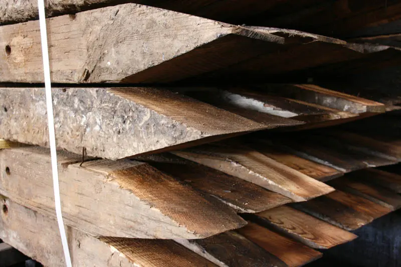 Pointed Timber Sleeper in stock at Reeves of Wem, Shropshire